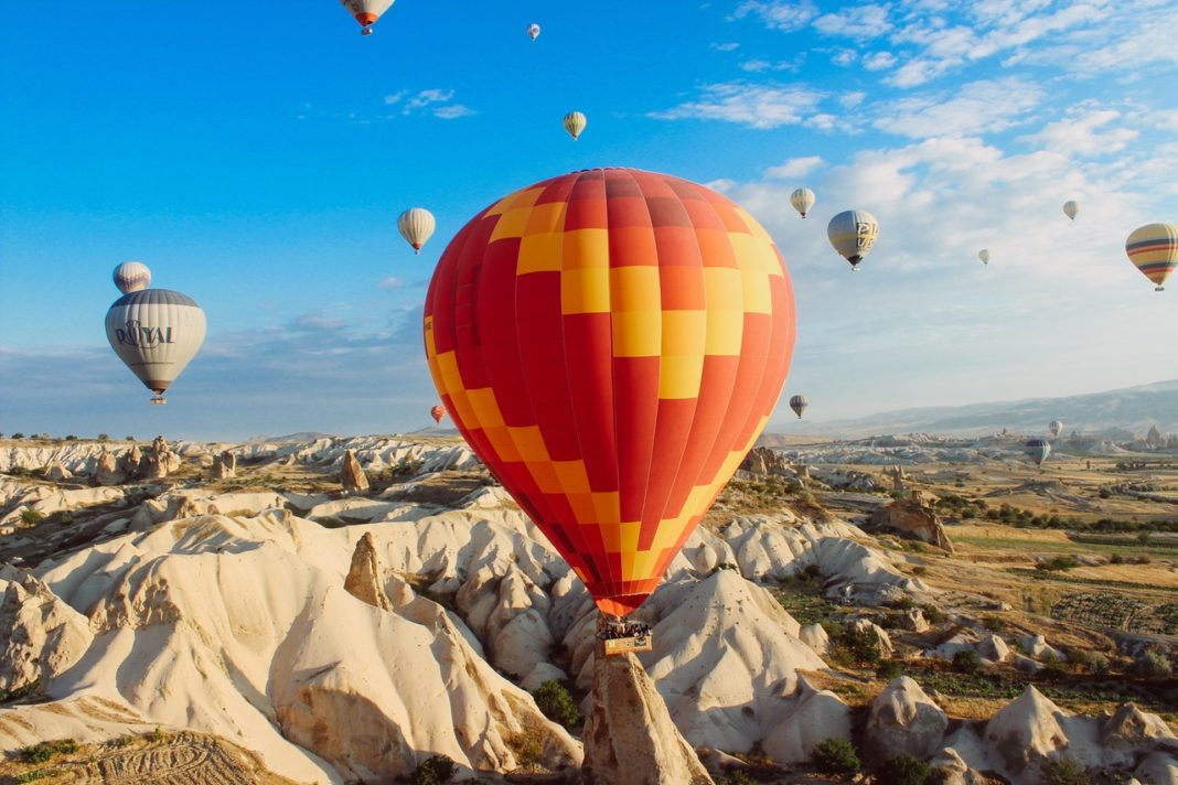 Hot Air Balloon in Cappadocia, Turkey