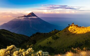 Mountain View in Indonesia