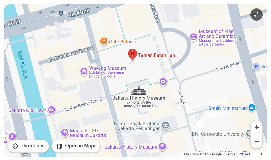 Kota Tua Jakarta Map