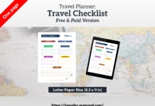 Travel Planner: Travel Checklist (Free & Paid Version) travel-checklist-free-download